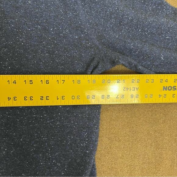 Banana Republic Sweater Mens Medium Blue Tweed Wool Silk Crew Neck Speckled - Picture 8 of 10